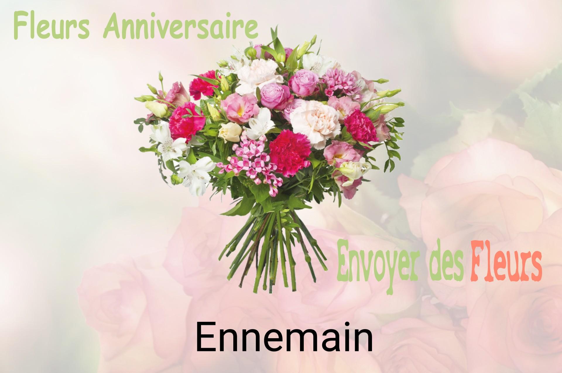 Bouquet de fleurs d’anniversaire livré à Ennemain